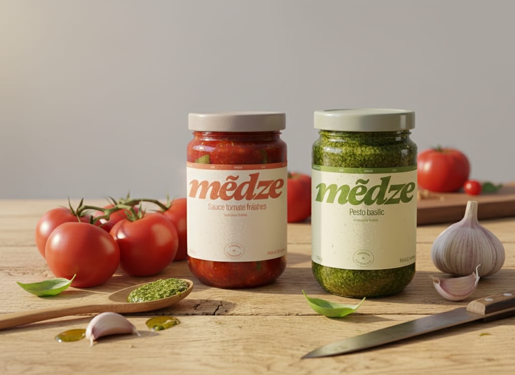 pizza minute pesto ingrédients locaux Mêdze Valais