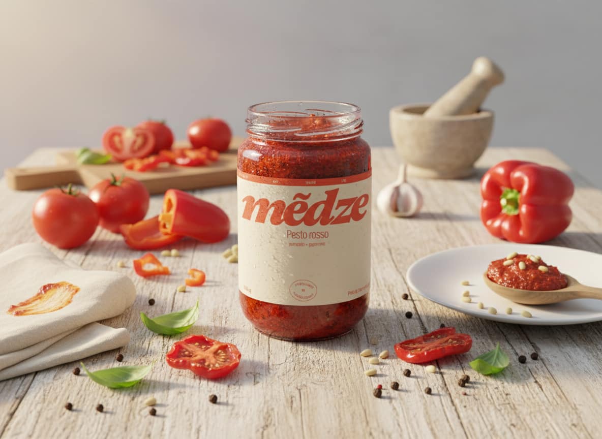 Pesto Rosso Mẽdze - Saveurs du Val d'Entremont